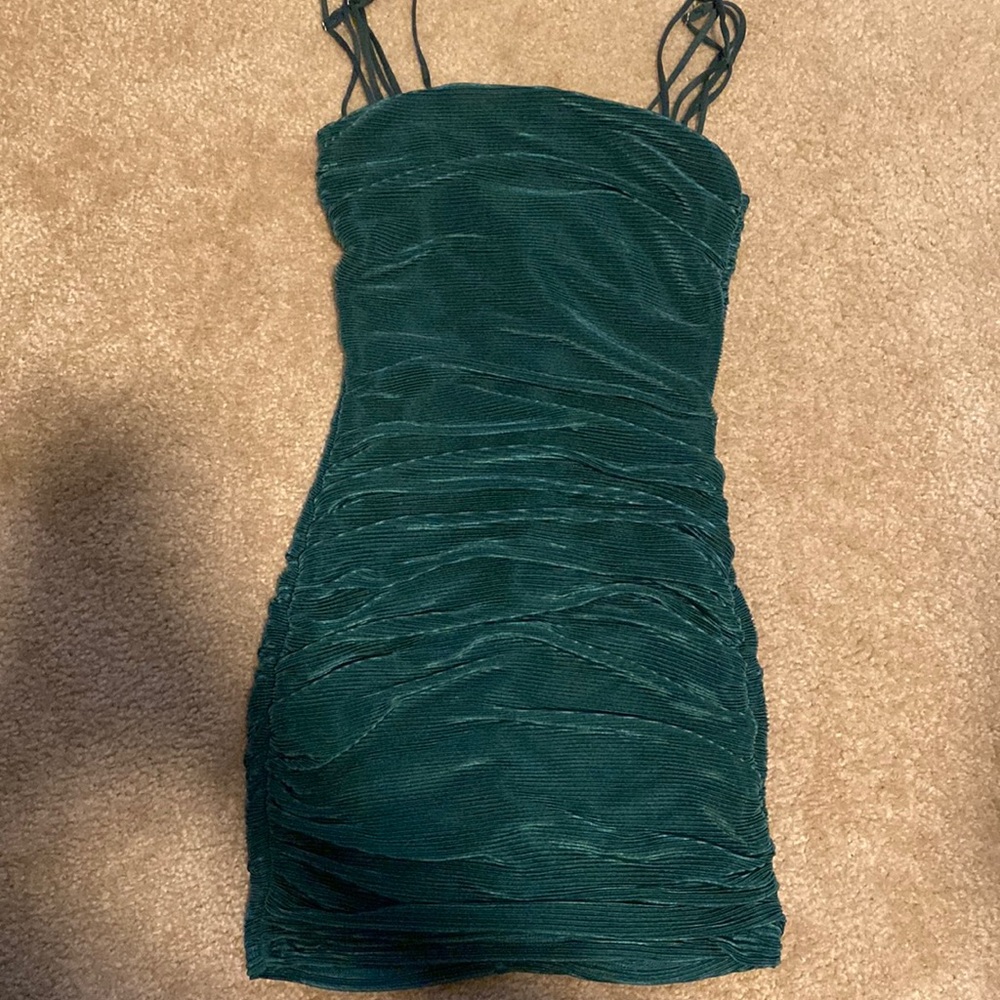 Green formal dress